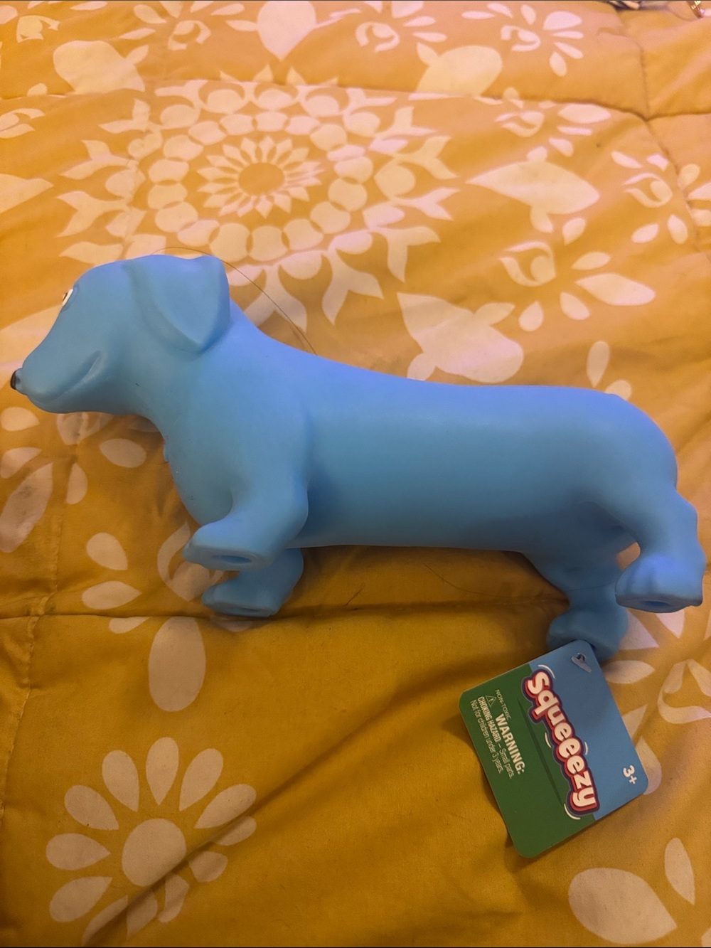 Jumbo blue dog squishy